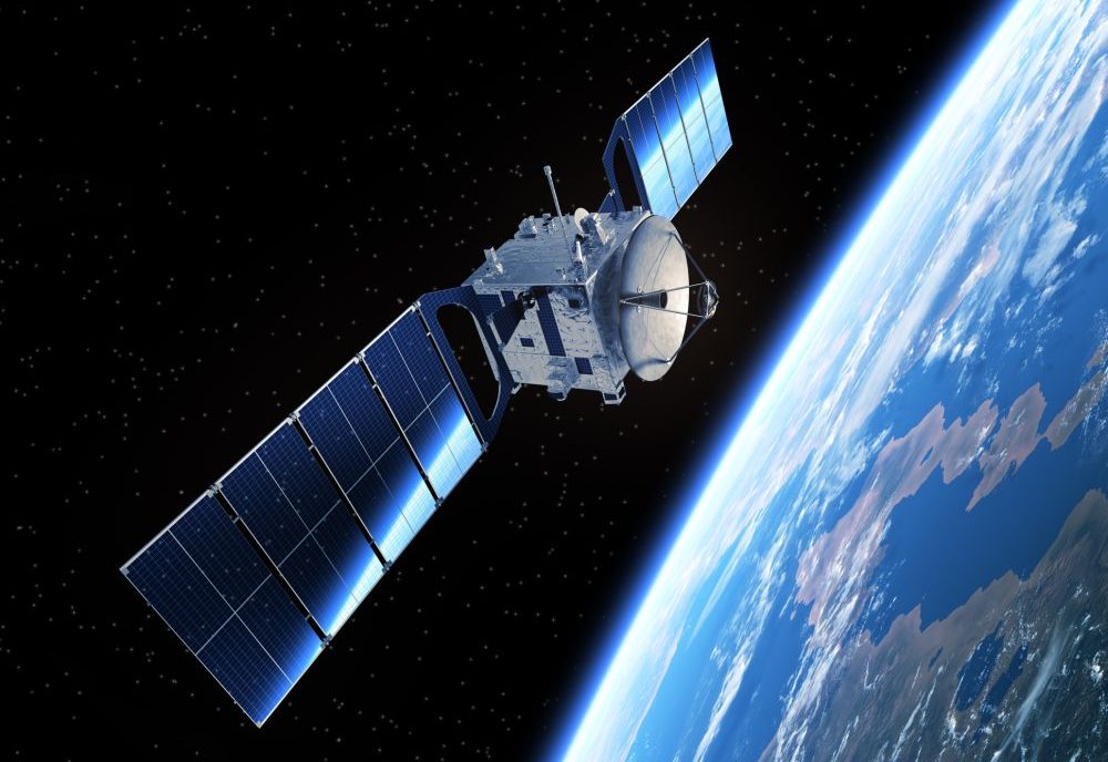 New space satellite EMS